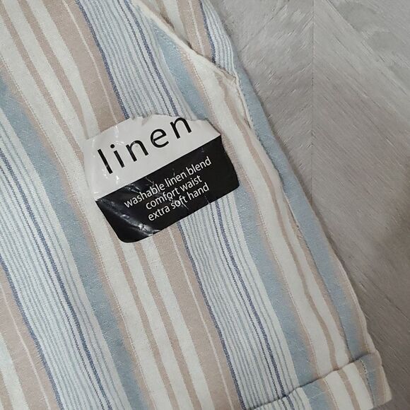 Da-sh Womans washable linen blend shorts, NWT,  size XL - Picture 3 of 6